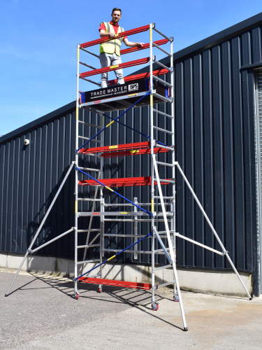 Extend the Working Height of your 4.0m Trade Master Professional Scaffold Tower to 5.7m