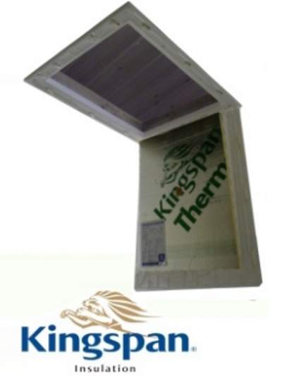 Enhanced Insulation Part L Compliant 'Swing Down' Insulated Loft Hatch/Door