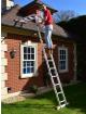 Multi  Purpose Ladder configured as Stand Off Ladder with part platform